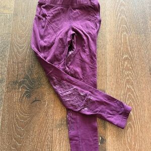 Kerrits full seat riding breeches vineyard/grape